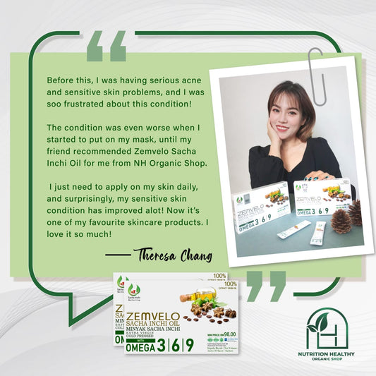 Sacha inchi oil solves the sensitive problems of customers