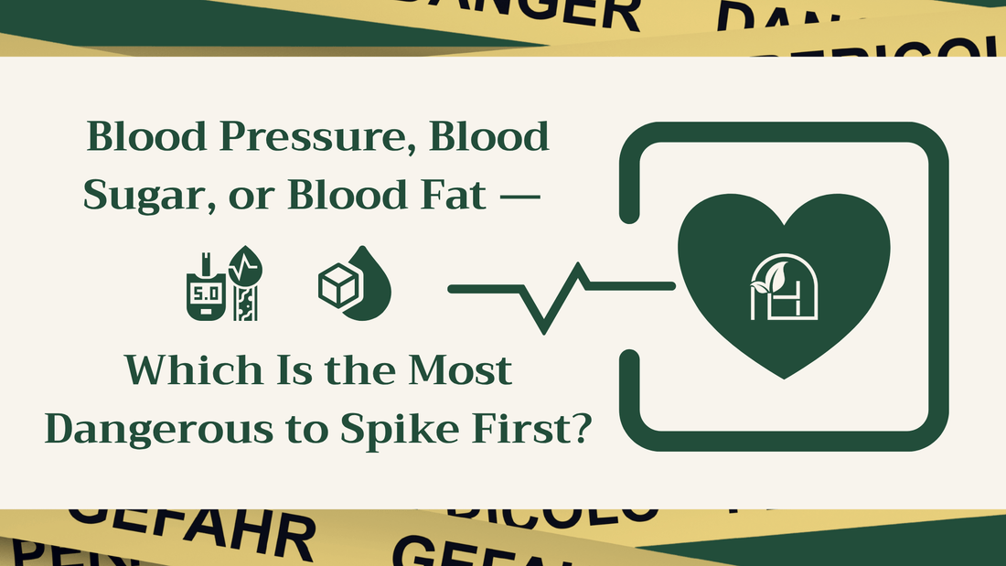 Blood Pressure, Blood Sugar, or Blood Fat — Which Is the Most Dangerous to Spike First?