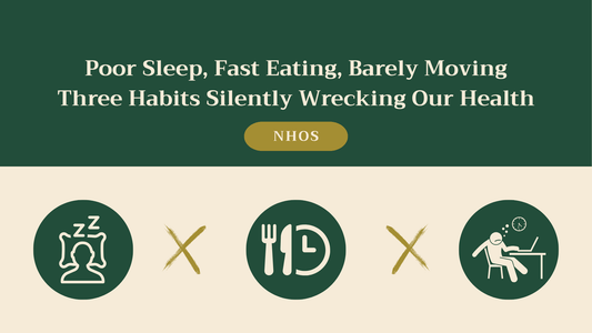 Poor Sleep, Fast Eating, Barely Moving—Three Habits Silently Wrecking Our Health